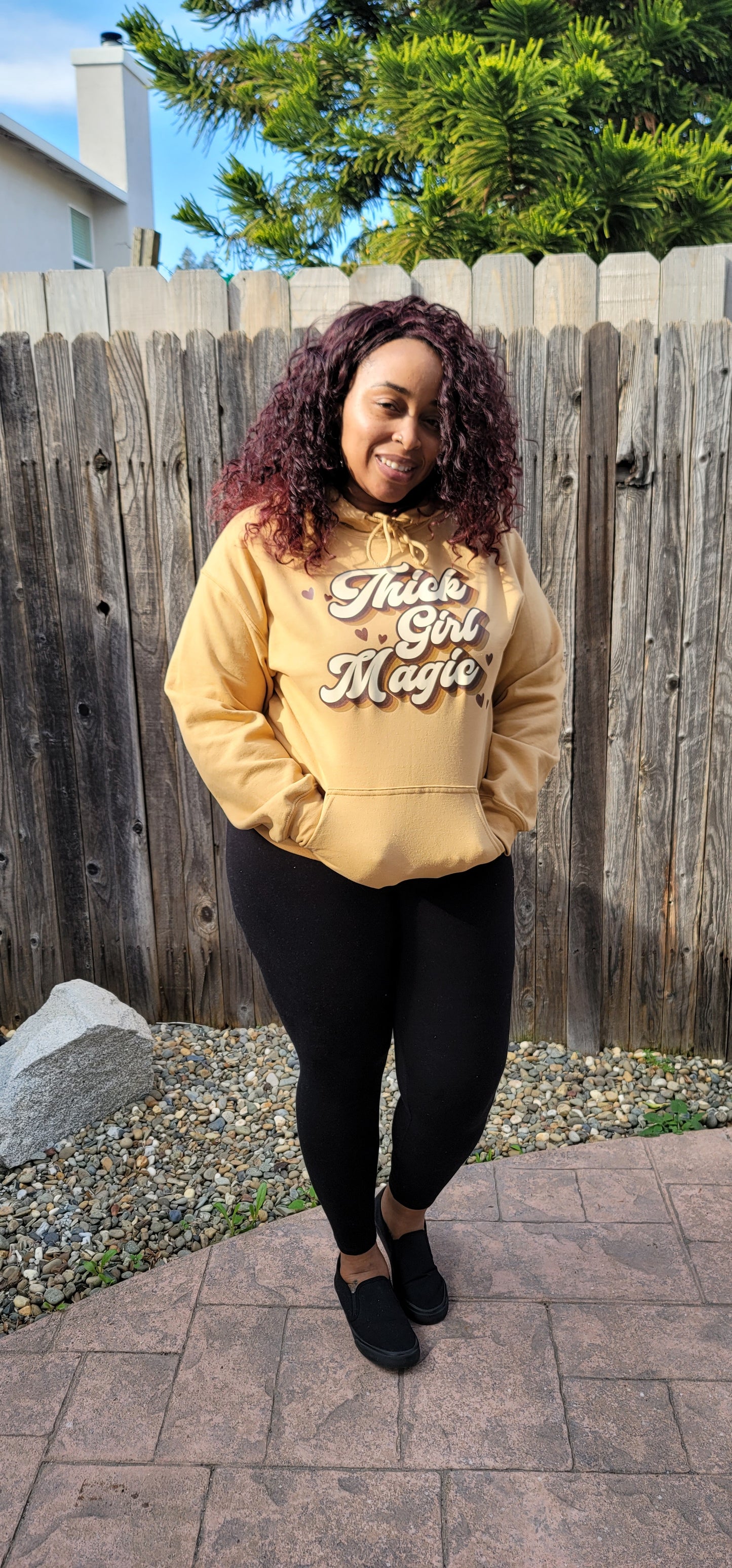 Thick girl magic Hoodie